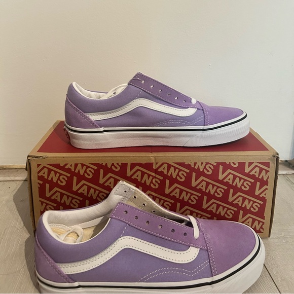 VIOLET TULIP OLD SKOOL VANS | BRAND NEW - Picture 3 of 4